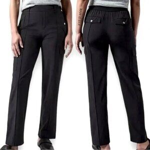 Athleta Vienna Cargo Pant Black size 26 Plus Featherweight Athleisure